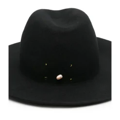 DAMES Forte Forte Brede Rand e Wollen Hoed