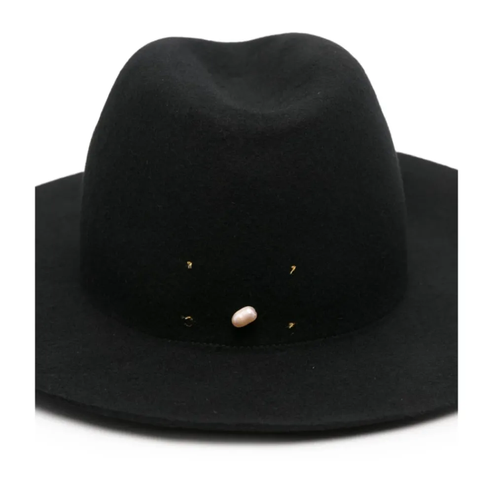 DAMES Forte Forte Brede Rand e Wollen Hoed