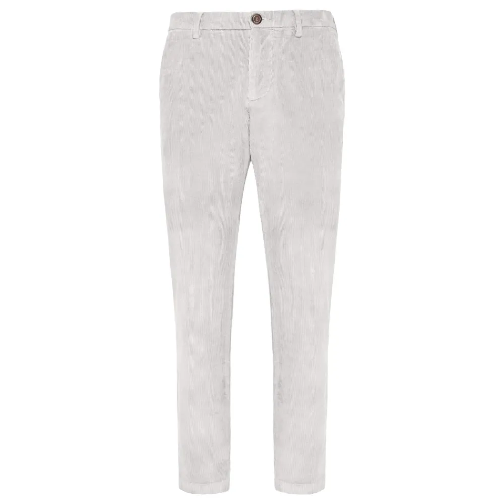 Heren Boggi Milano Broeken van stretchfluweel