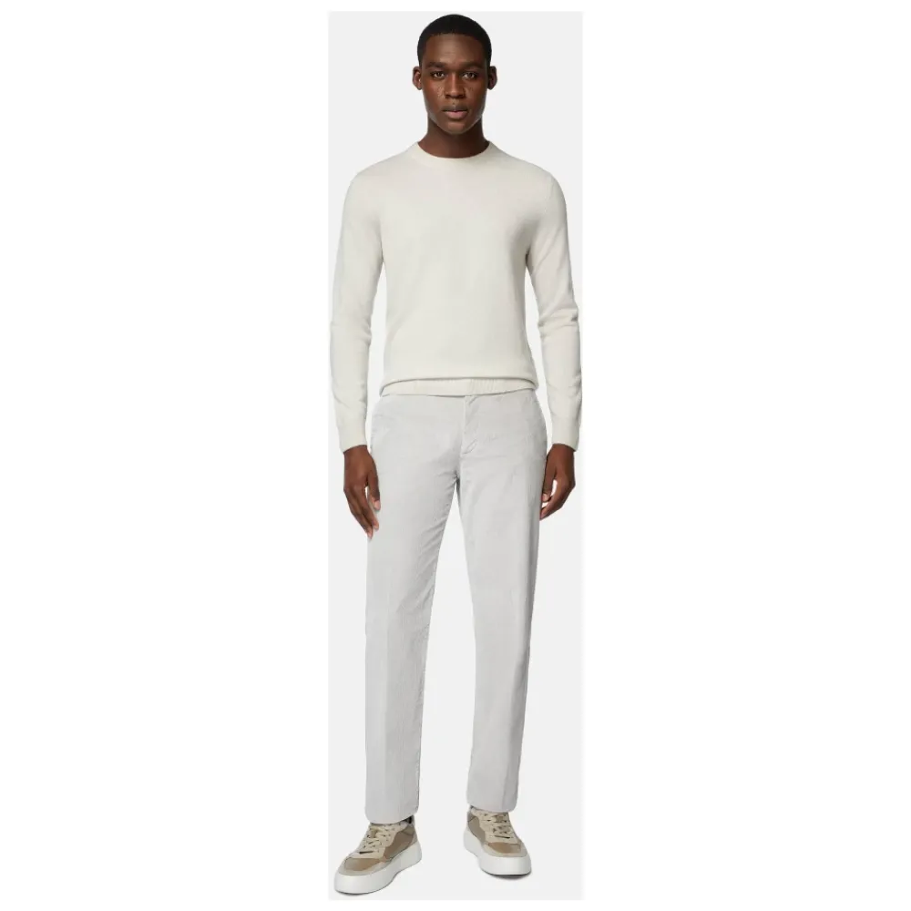 Heren Boggi Milano Broeken van stretchfluweel