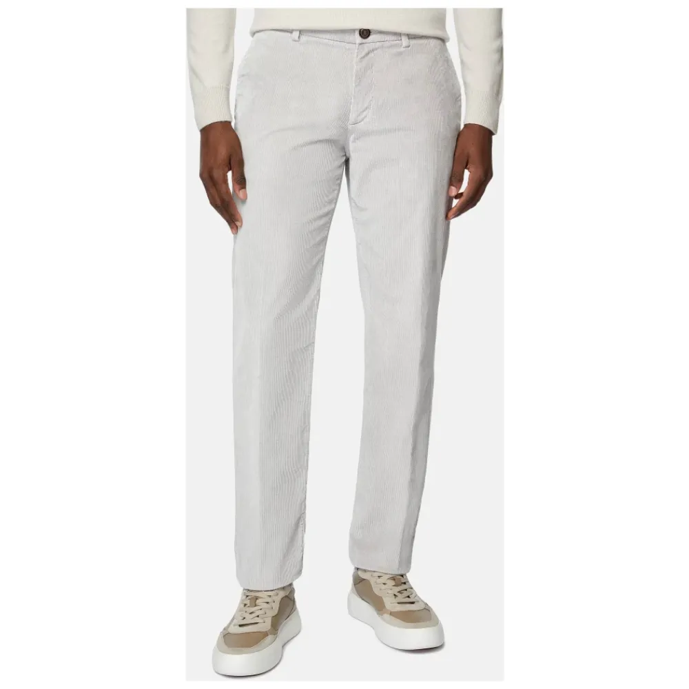 Heren Boggi Milano Broeken van stretchfluweel