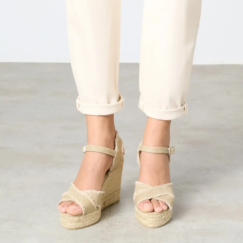 DAMES Castañer BROMELIA/8ED/032 11 cm Wedges