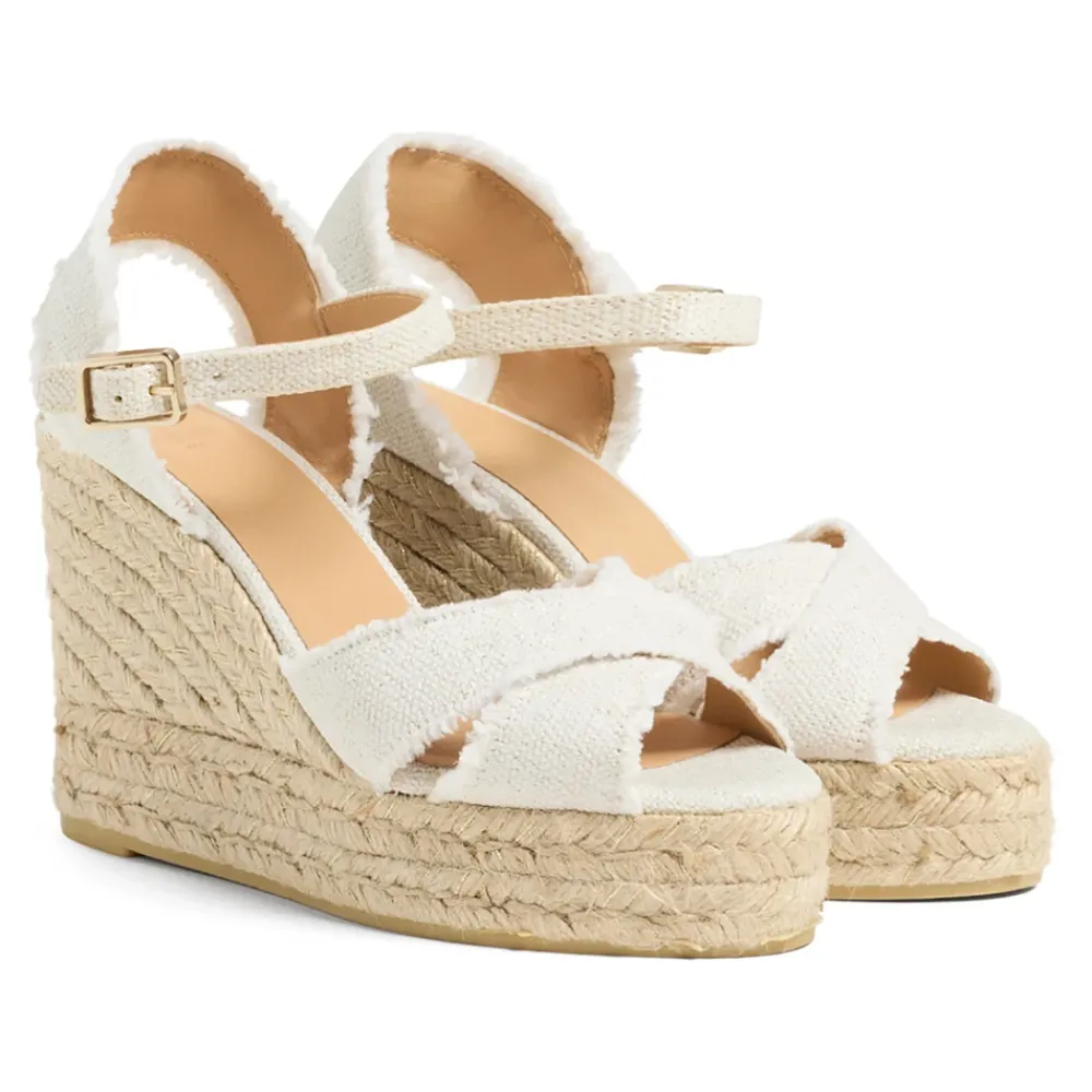 DAMES Castañer Sleehakken^BROMELIA/8ED/032 11 cm Wedges