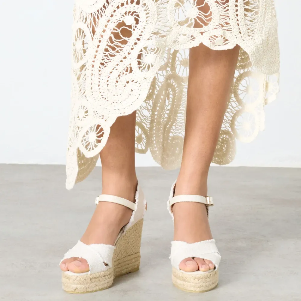 DAMES Castañer Sleehakken^BROMELIA/8ED/032 11 cm Wedges