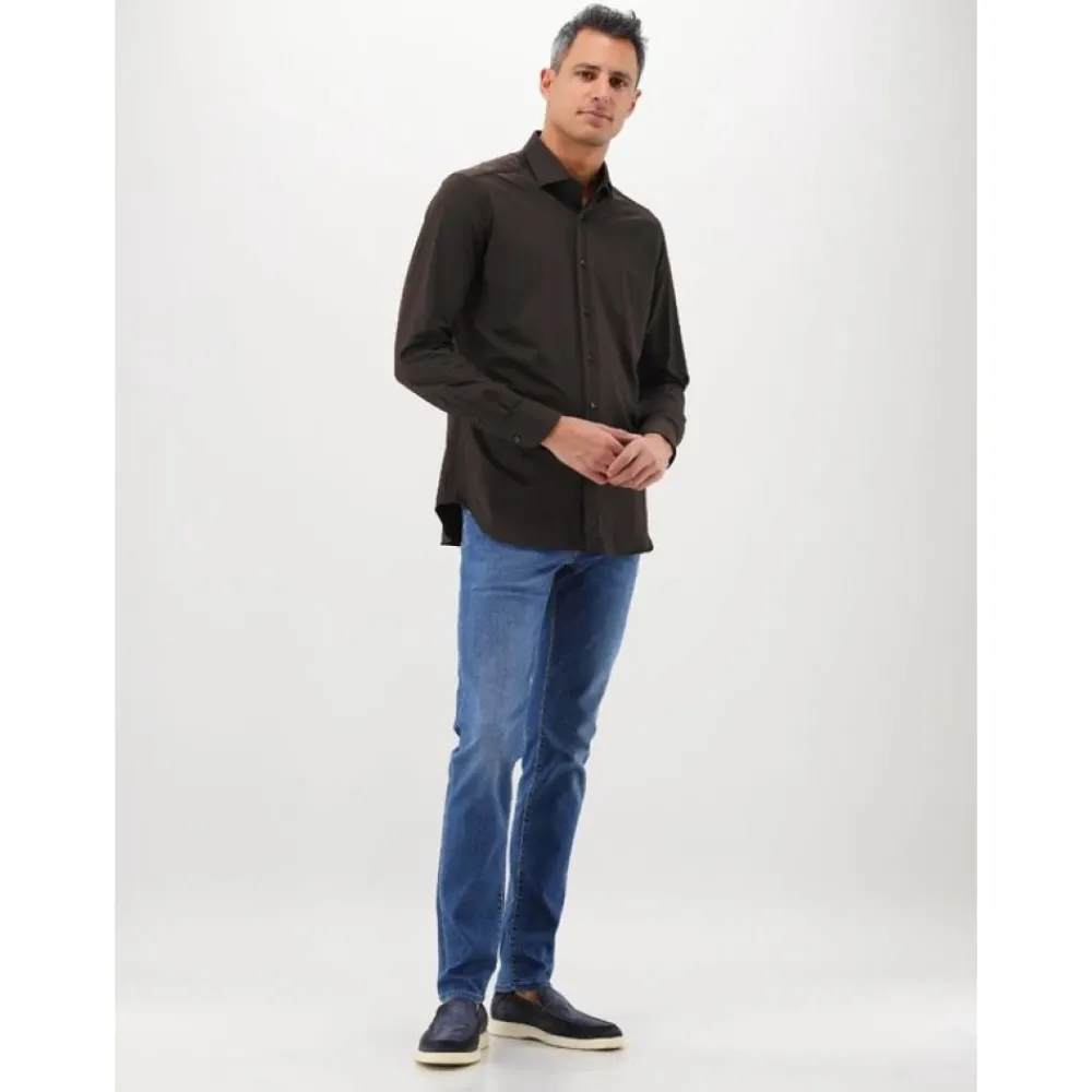 Heren Xacus Overhemden^Active Tailor Fit Overhemd