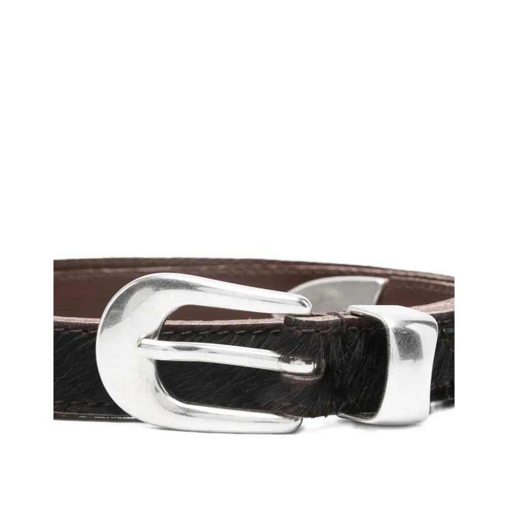 Heren Our Legacy Kalfshaar Ovaal Gesp Riem