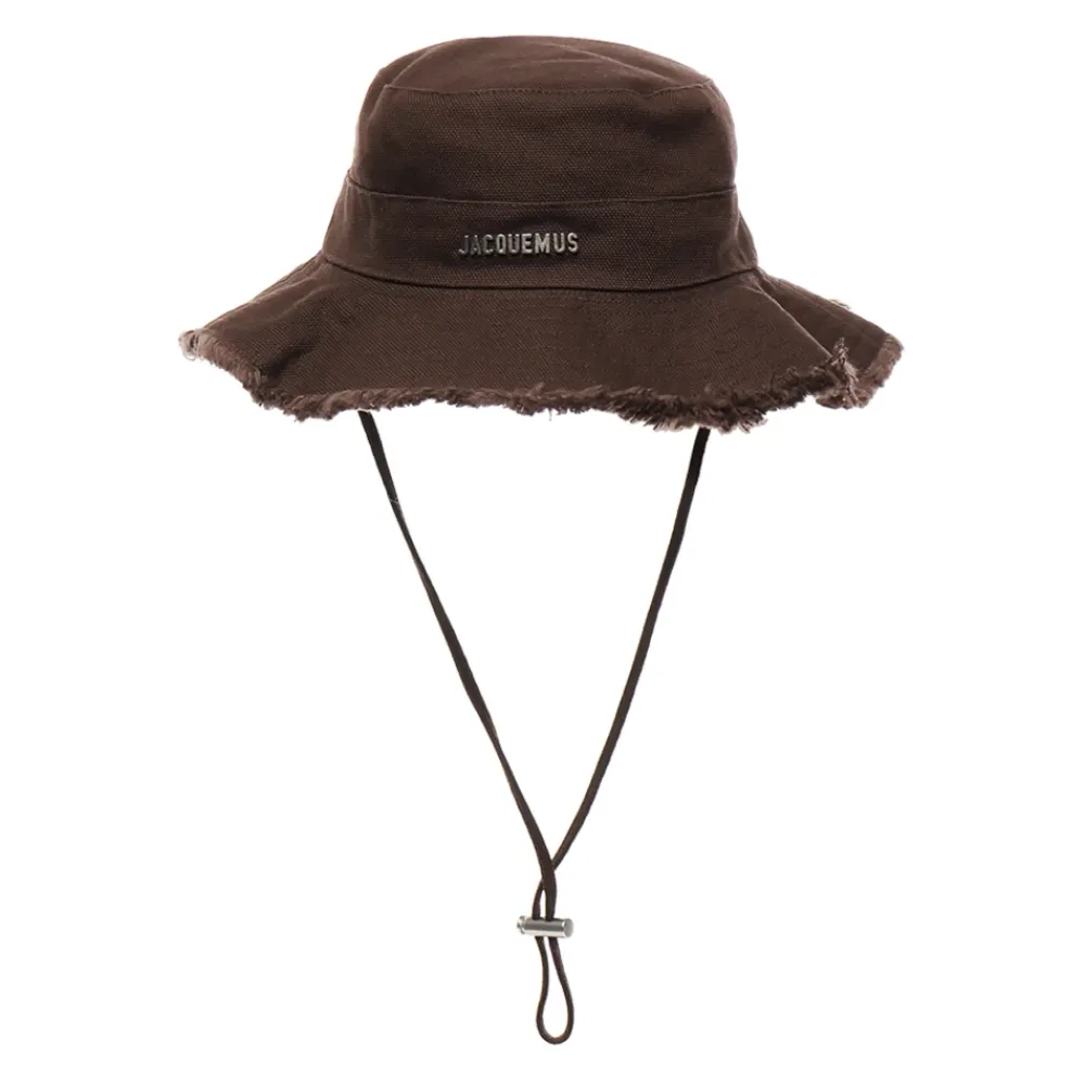 Heren Jacquemus Hoeden^Katoen Logo Metaal Koord Verstelbaar