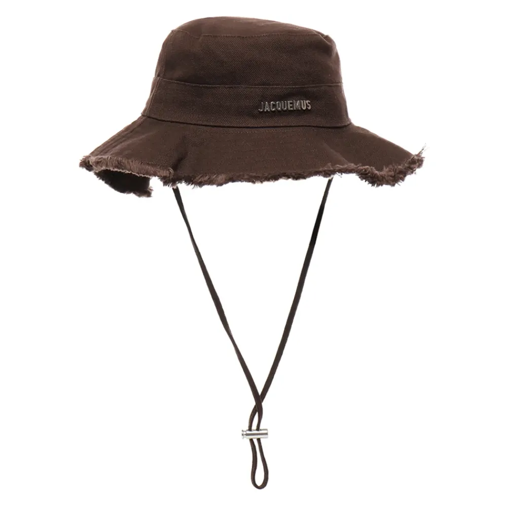 Heren Jacquemus Hoeden^Katoen Logo Metaal Koord Verstelbaar