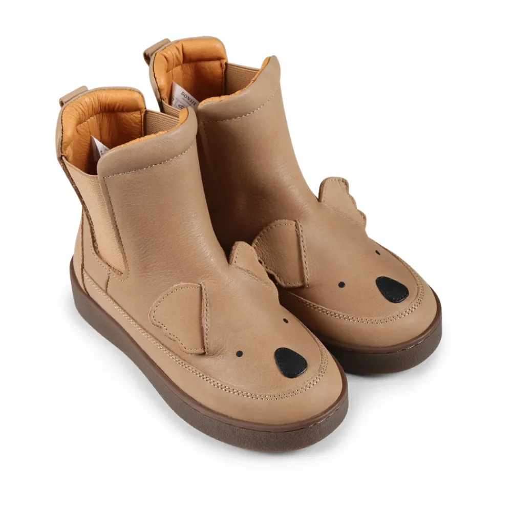 Donsje Laarzen^Leren Koala Enkellaarzen