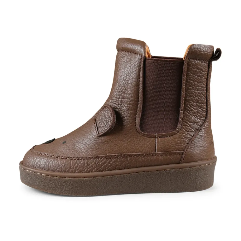 Donsje Laarzen^Leren Koala Enkellaarzen