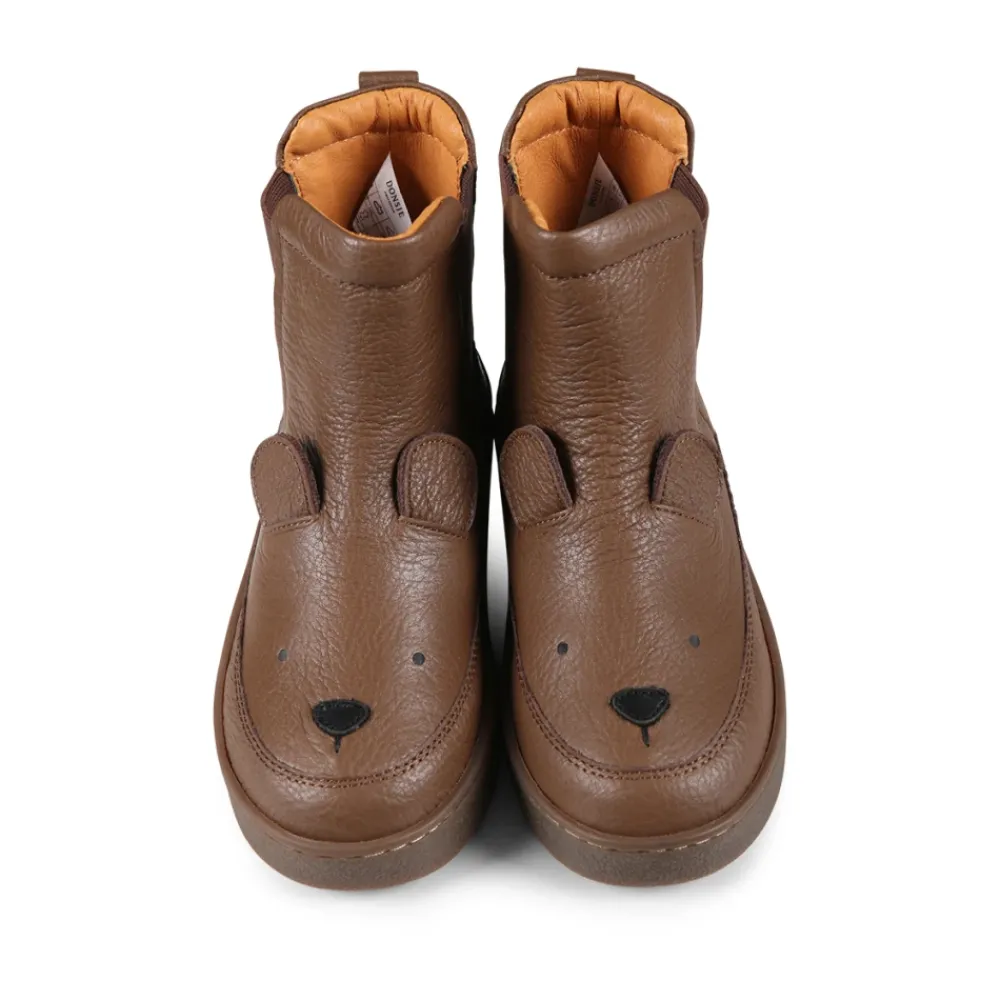 Donsje Laarzen^Leren Koala Enkellaarzen