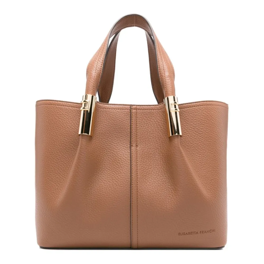 DAMES Elisabetta Franchi Shoppers^Leren Tote Tas