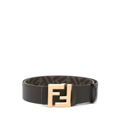 Heren Fendi Riemen^Logo-Gesp Detail Verstelbare Riem