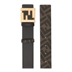 Heren Fendi Riemen^Logo-Gesp Detail Verstelbare Riem