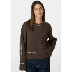 DAMES Neo Noir Melange Gebreide Trui