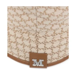 DAMES Max Mara Monogram Jacquard Breedgerande Hoed