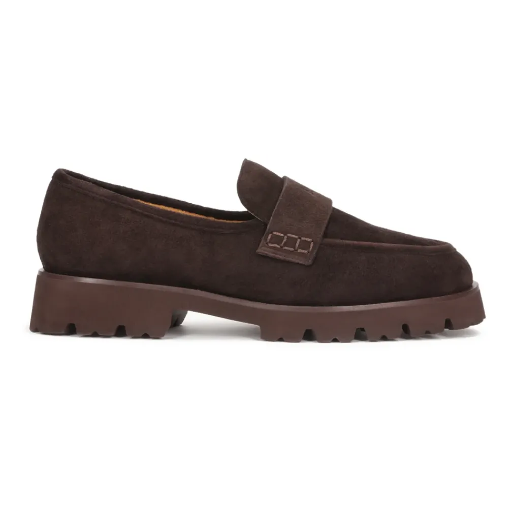 DAMES Kazar Loafers^suède instap halfschoenen
