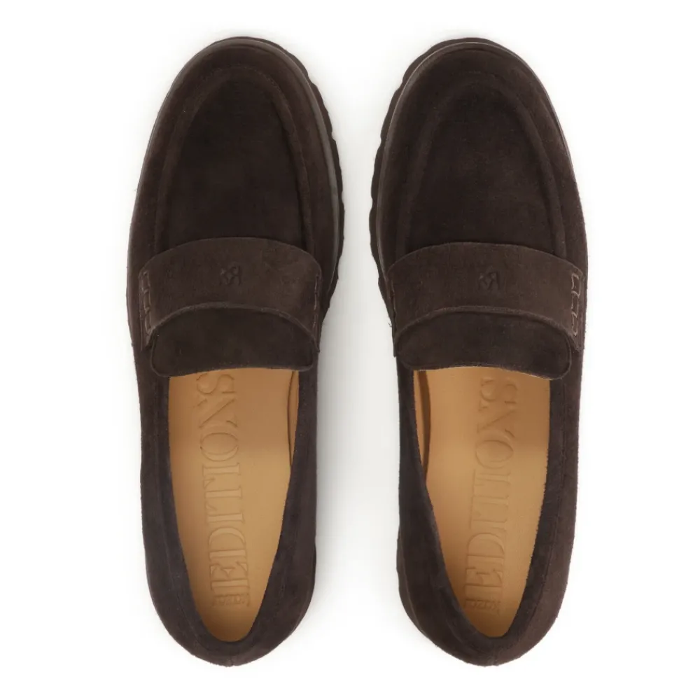 DAMES Kazar Loafers^suède instap halfschoenen