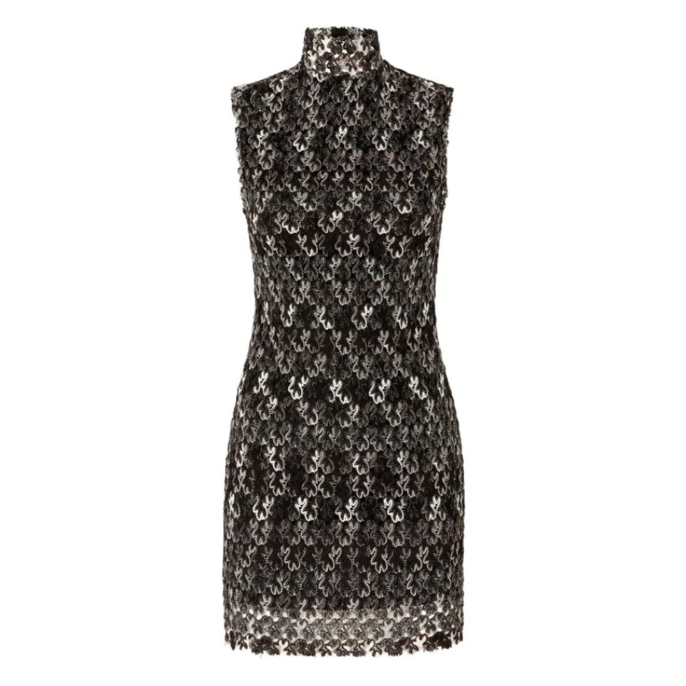 DAMES Missoni e Bloemenkant Mouwloze Jurk