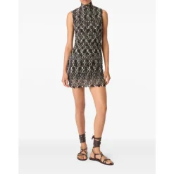 DAMES Missoni e Bloemenkant Mouwloze Jurk