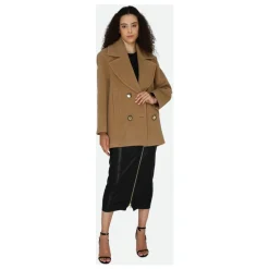 DAMES PINKO e Dubbel-Borst Korte Jas