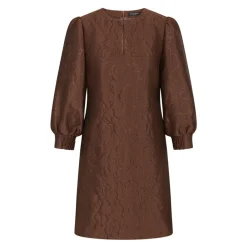 DAMES Bruuns Bazaar Jurken^e jurk met pofmouwen en glinsterende details