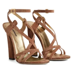 DAMES Dsquared2 e leren hakken