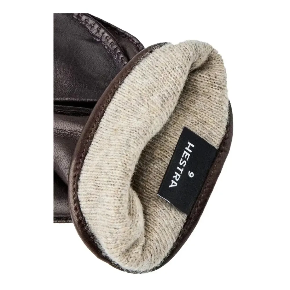 Heren Hestra e leren handschoenen voor heren
