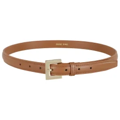 DAMES Anine Bing e leren riem met gouden gesp