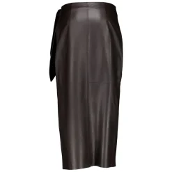 DAMES Ibana Rokken^e Leren Rok