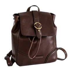 DAMES The Bridge e leren rugzak met trekkoord