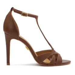 DAMES Kazar e leren sandalen met verticale band