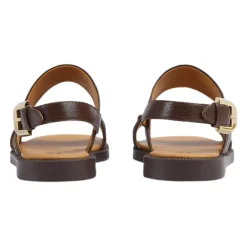 Gucci Sandalen^e leren sandalen met webmotief