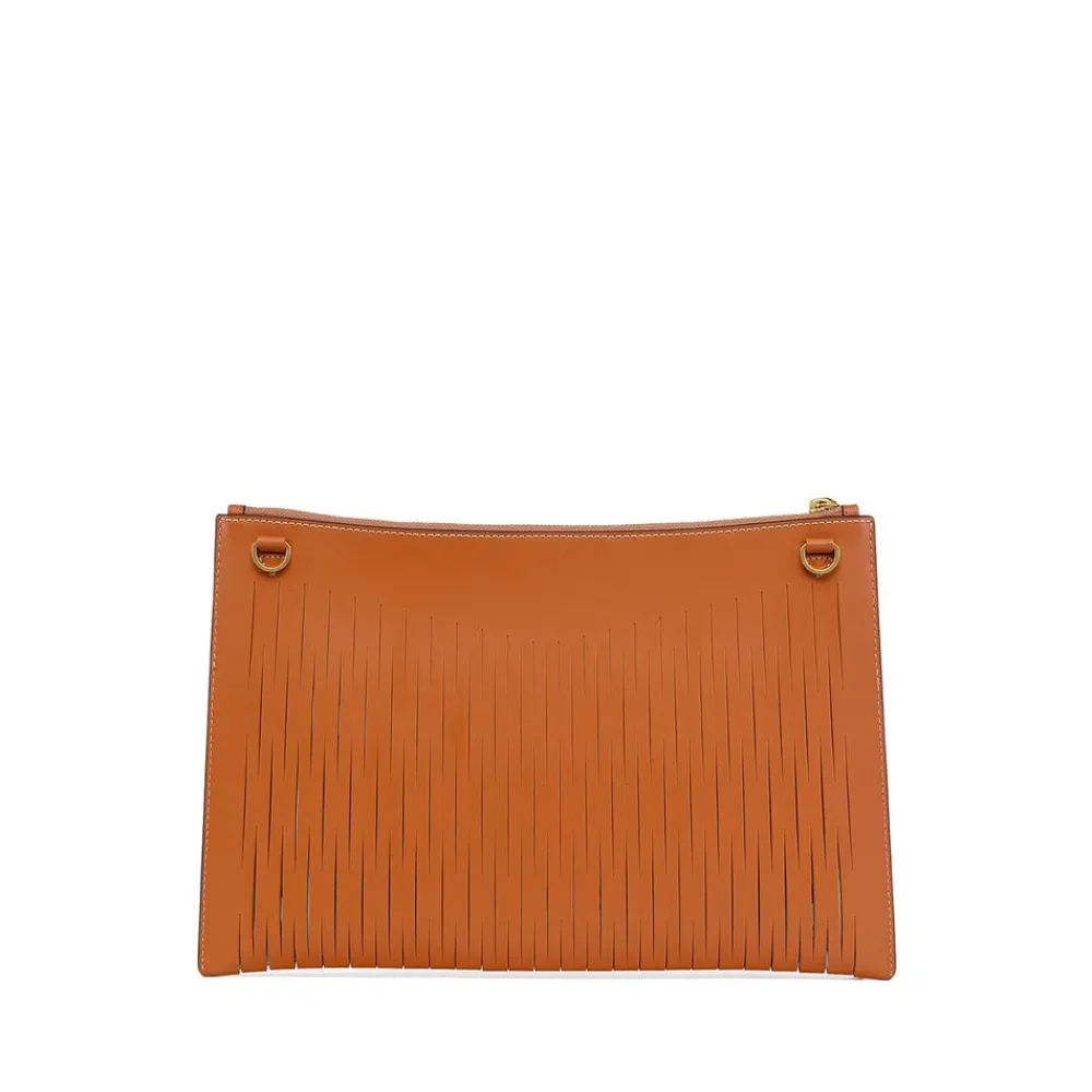 DAMES MCM e leren schoudertas