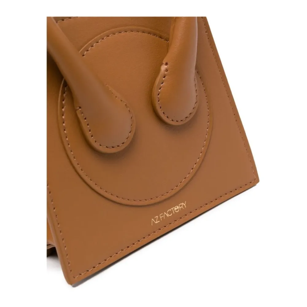 DAMES AZ FACTORY Heuptassen^e Leren Tote Tas