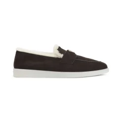 Heren Prada Instappers & Slip Ons^e Loafer Schoenen voor Mannen