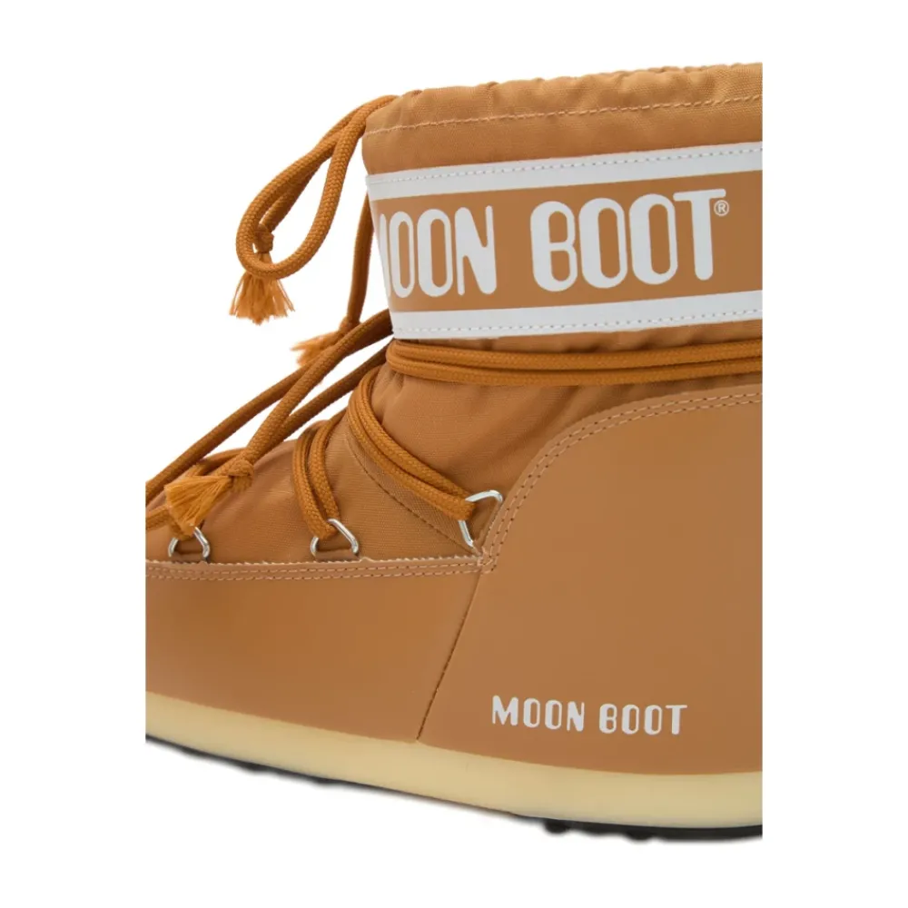 Heren Moon Boot Snowboots^e Logo Band Veterschoenen