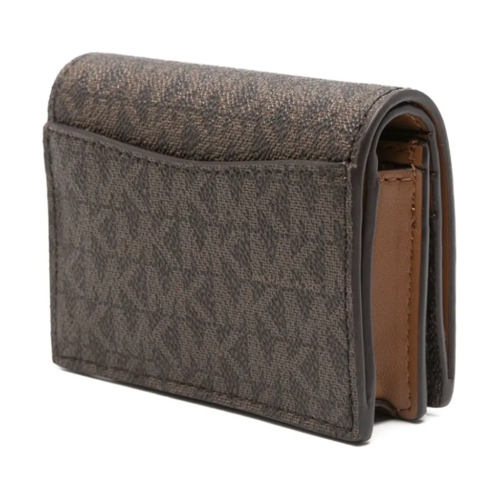 DAMES Michael Kors Portefeuilles^e Monogram Portemonnee met Gouden Slot