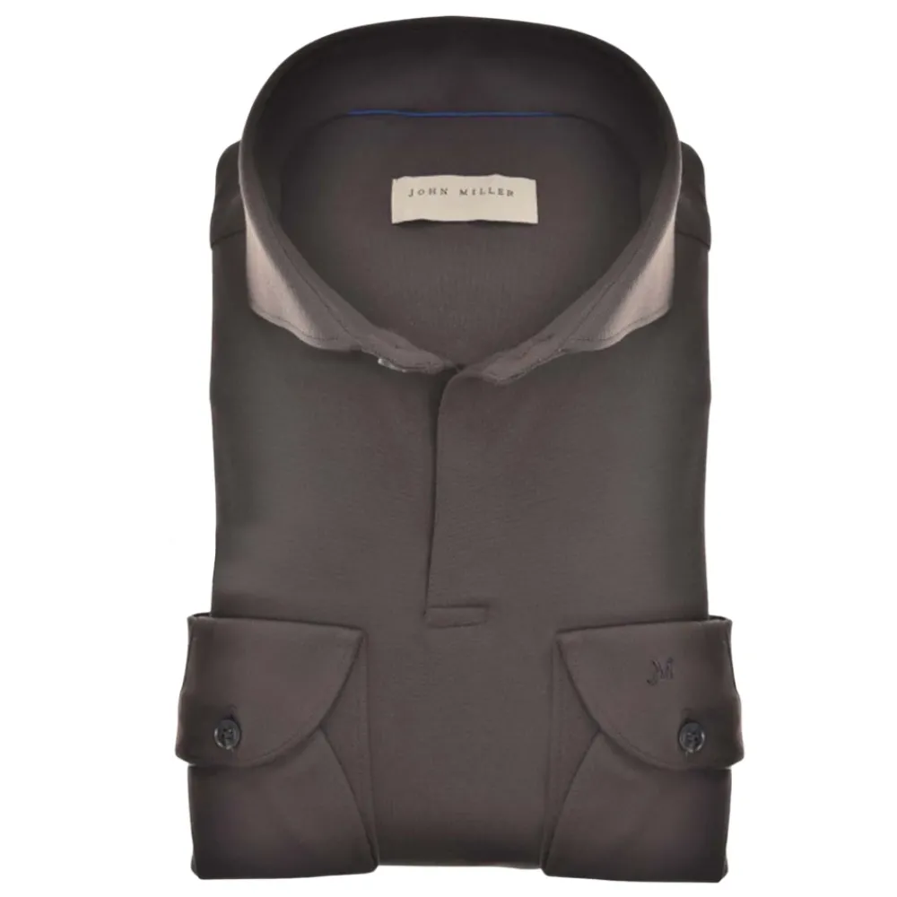 Heren John Miller e Overhemden met Lange Mouwen