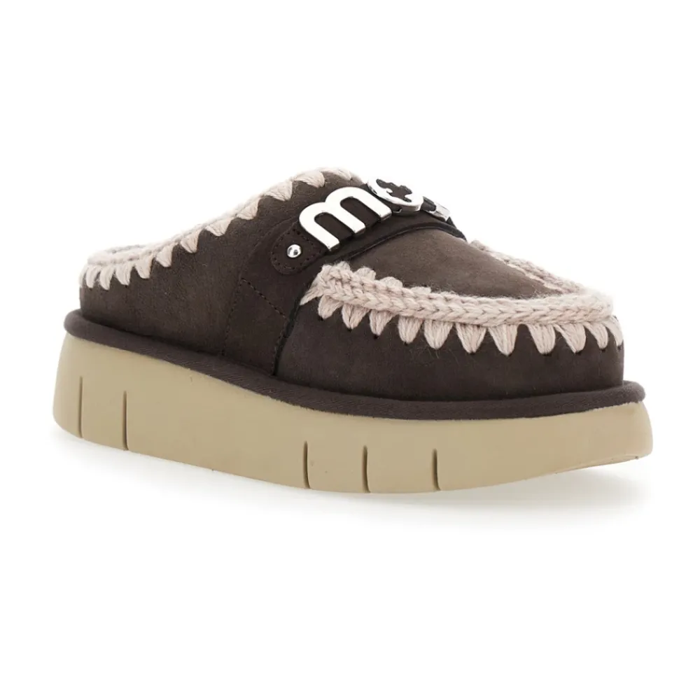 DAMES Mou e Sandalen met Logo Print