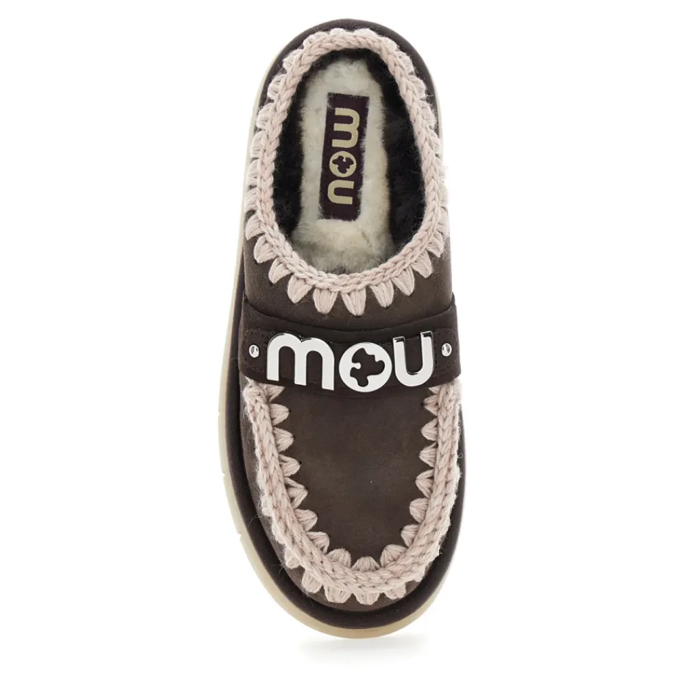DAMES Mou e Sandalen met Logo Print