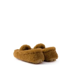 DAMES Prada Loafers^e Shearling Loafers Elegant Instapper