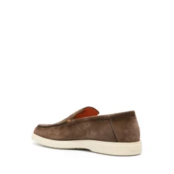 Heren Santoni e Suède Amandelteen Loafers