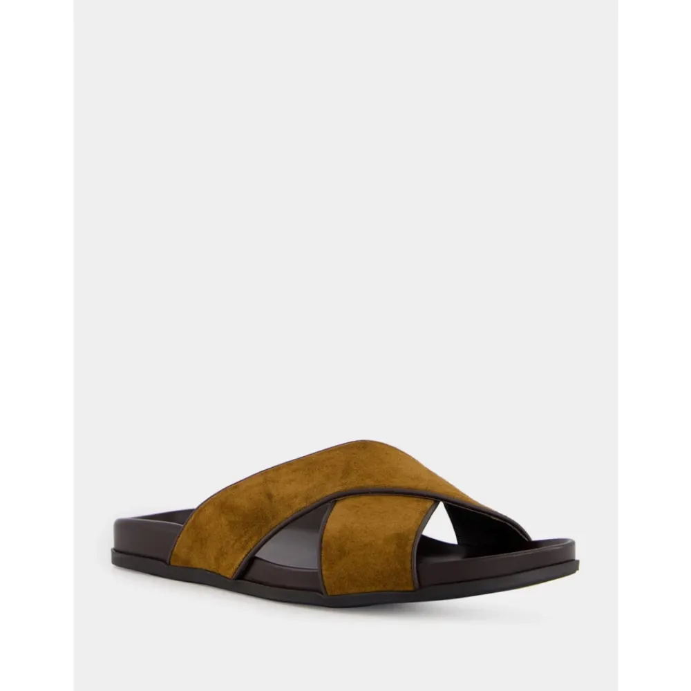 Heren Manolo Blahnik e Suède Chiltern Sandalen