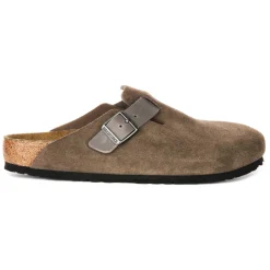Heren Birkenstock Bruine Suède Klompen