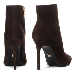 DAMES Kazar Enkellaarsjes|Laarzen^e suède laarzen met een slanke hak