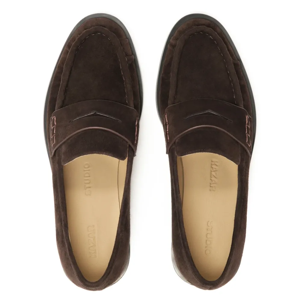 DAMES Kazar Studio Loafers^e suède loafers