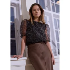 DAMES RUE de FEMME Blouses^e Suiker Luipaardprint Blouse