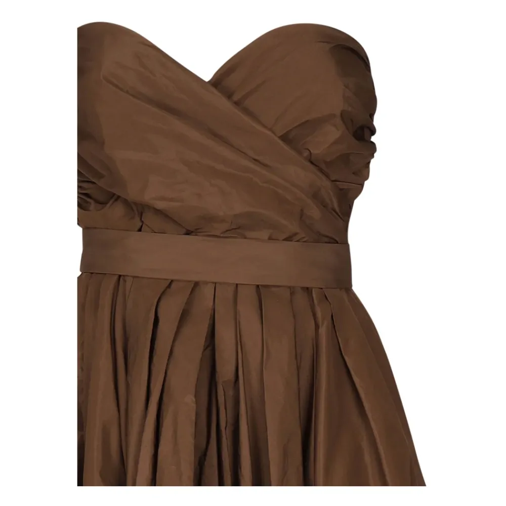 DAMES PINKO Jurken^e Taffeta Midi Jurk Korset
