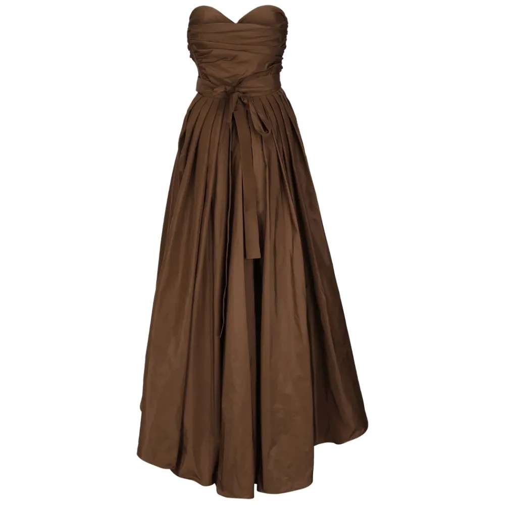 DAMES PINKO Jurken^e Taffeta Midi Jurk Korset